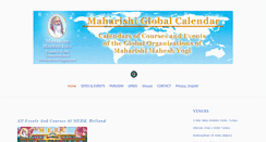 Desktop Screenshot of maharishiglobalcalendar.org